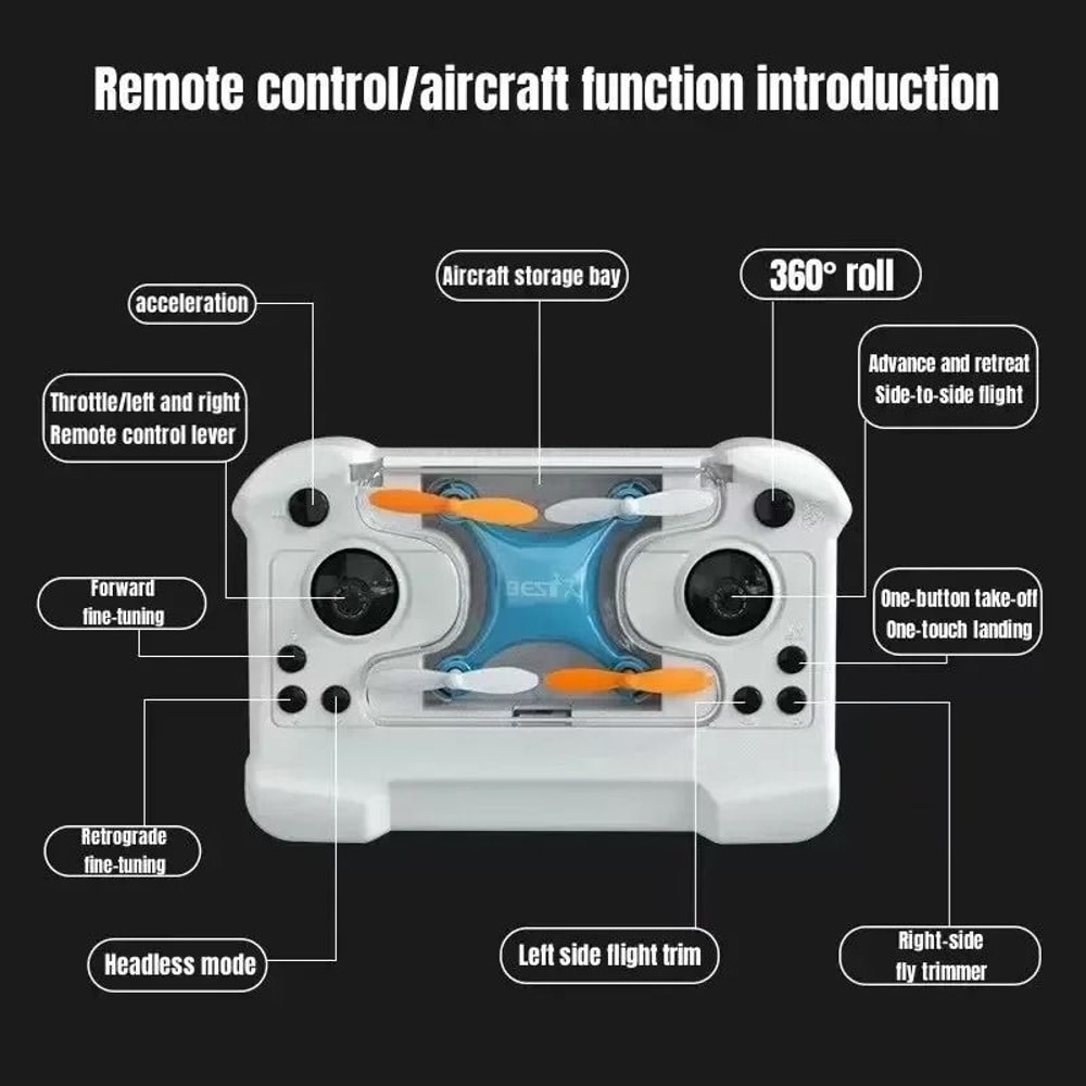 Nano Micro Precision Altitude Hold Quadcopter 2