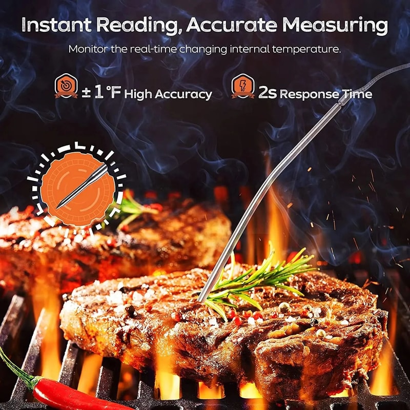 Instant Read Digital Waterproof Meat Thermometer 1