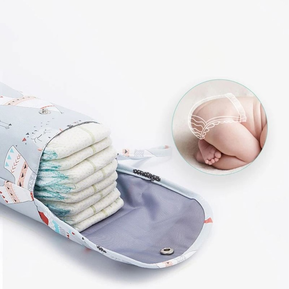 Waterproof Multipurpose Wet Dry Baby Diaper Pouch 4