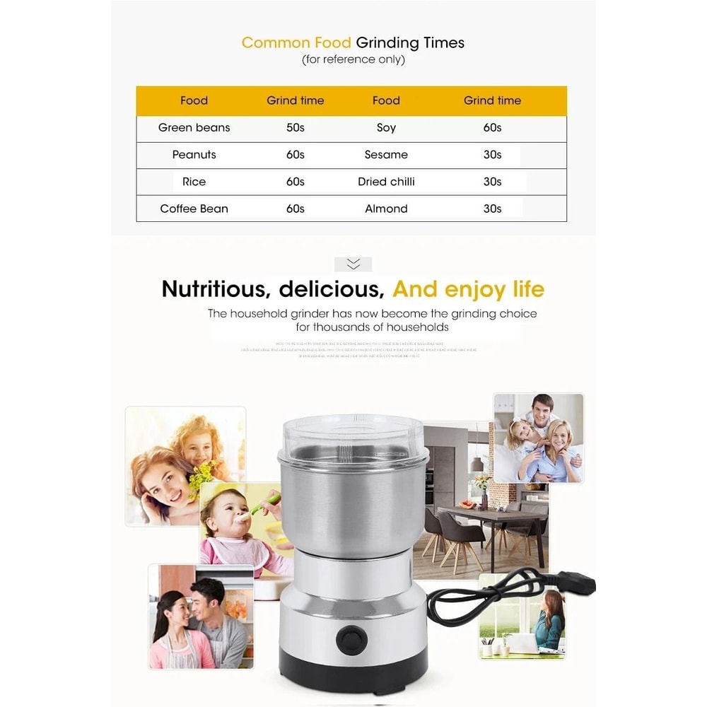 Multifunctional Mini Electric Household Grinder 5