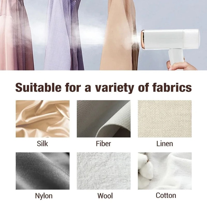 Portable 1000W Handheld Garment Steamer And Steam Cleaner 4