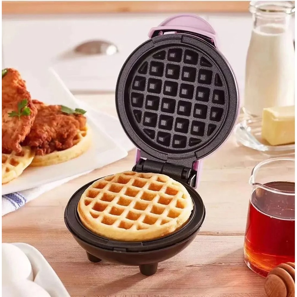 Portable Multifunctional Mini Waffle And Sandwich Maker 1
