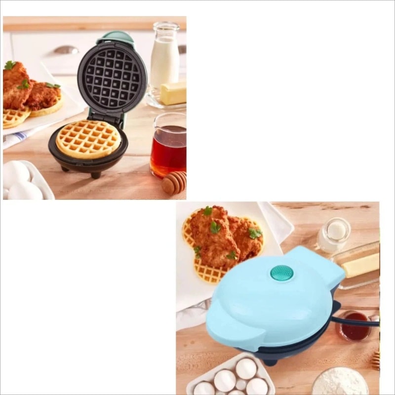 Portable Multifunctional Mini Waffle And Sandwich Maker 9