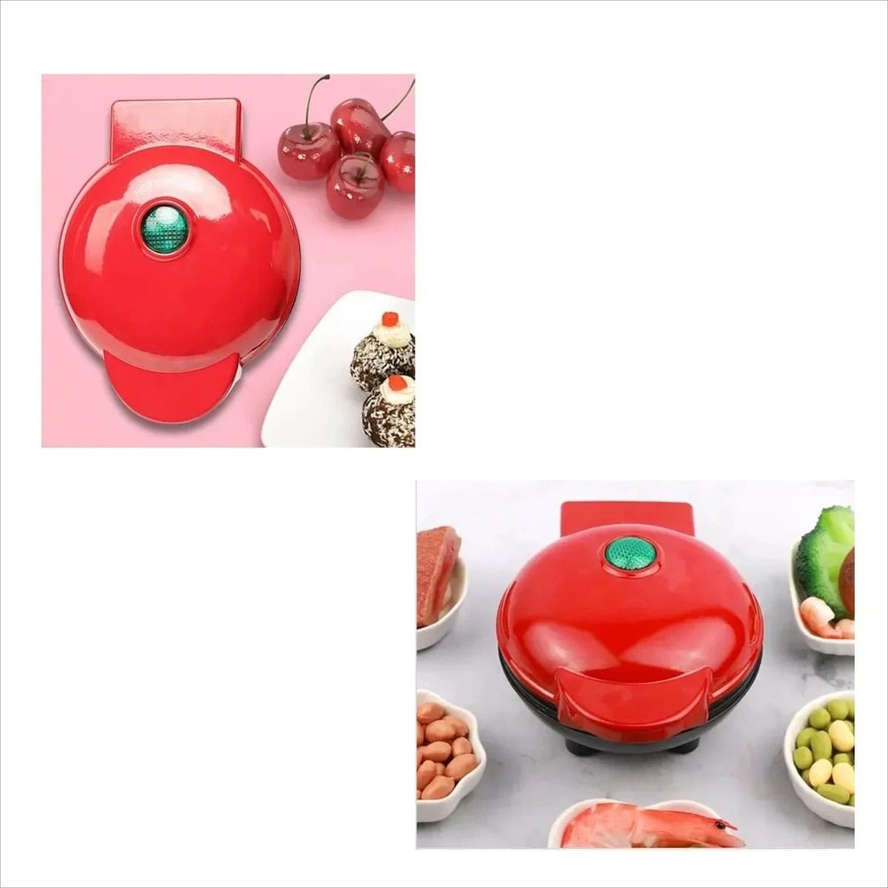 Portable Multifunctional Mini Waffle And Sandwich Maker 8