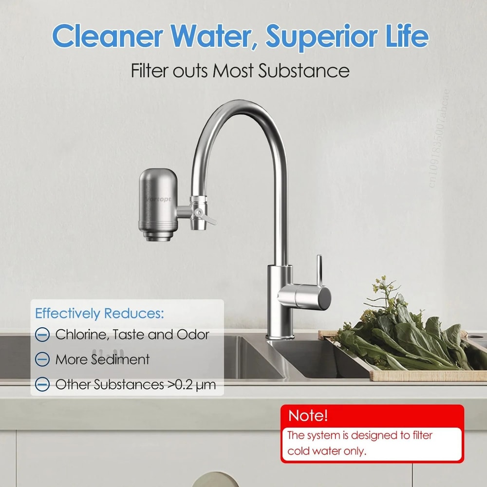 Premium Stainless Steel Faucet Water Filtration System 1