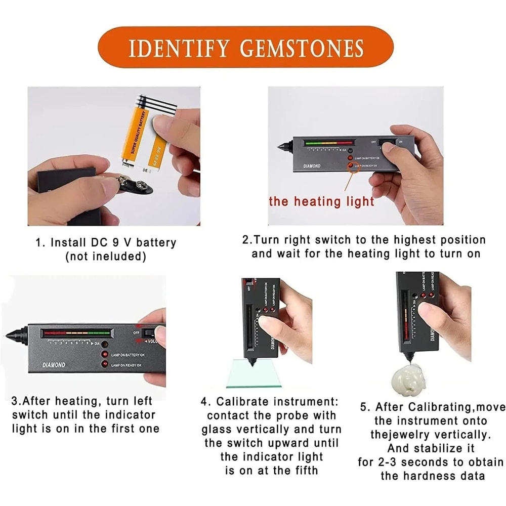 Professional High Accuracy Diamond Tester Pen 4