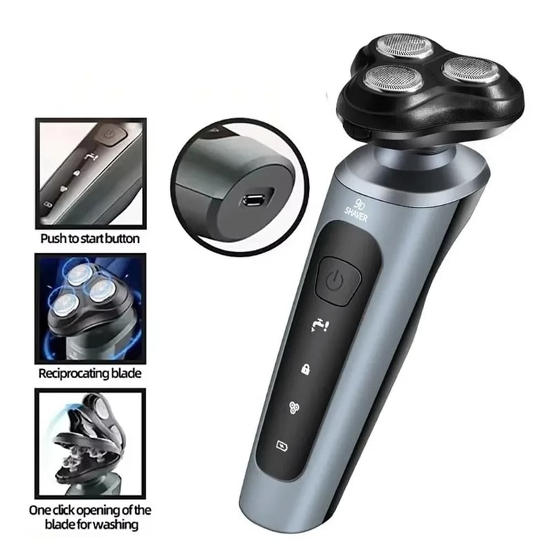 Precision Intelligent Rechargeable Wet And Dry Mens Shaver 5