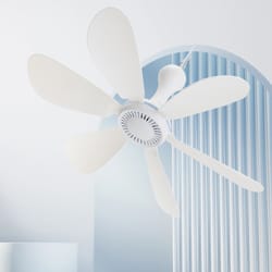 portable 6 leaf silent usb ceiling canopy fan with remote