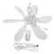 Portable 6 Leaf Silent USB Ceiling Canopy Fan With Remote 5