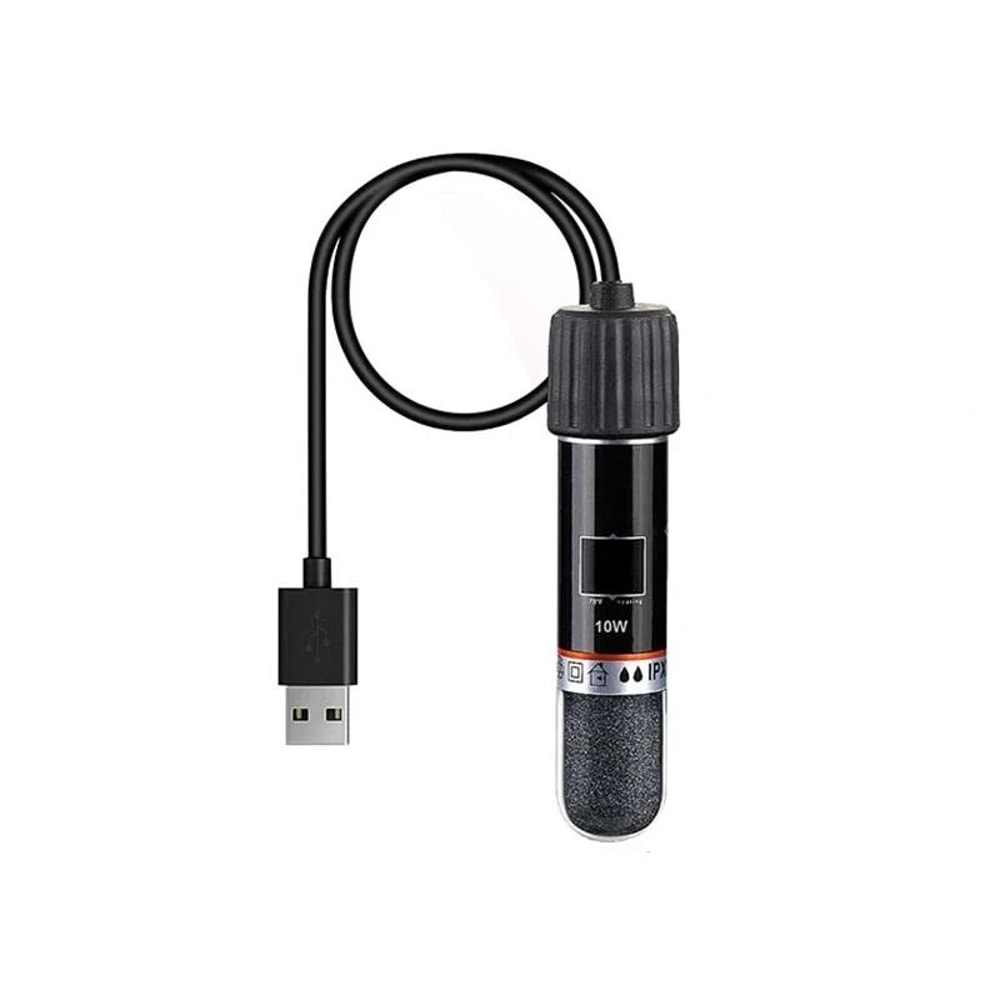 10W Submersible USB Mini Aquarium Heating Rod 4