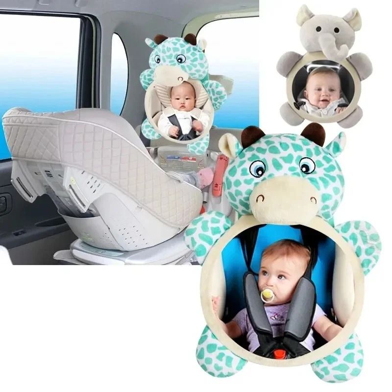 Wide View Shatterproof Rear Facing Baby Car Mirror 0