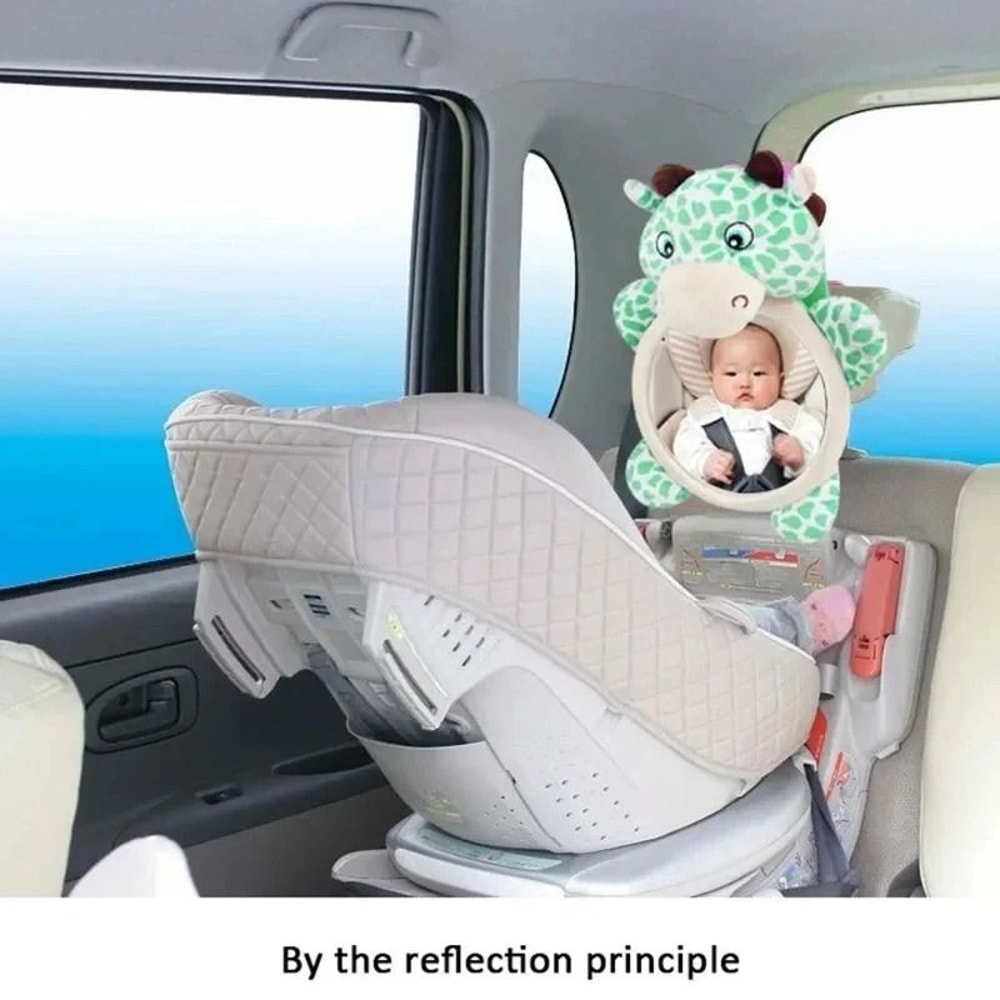 Wide View Shatterproof Rear Facing Baby Car Mirror 5