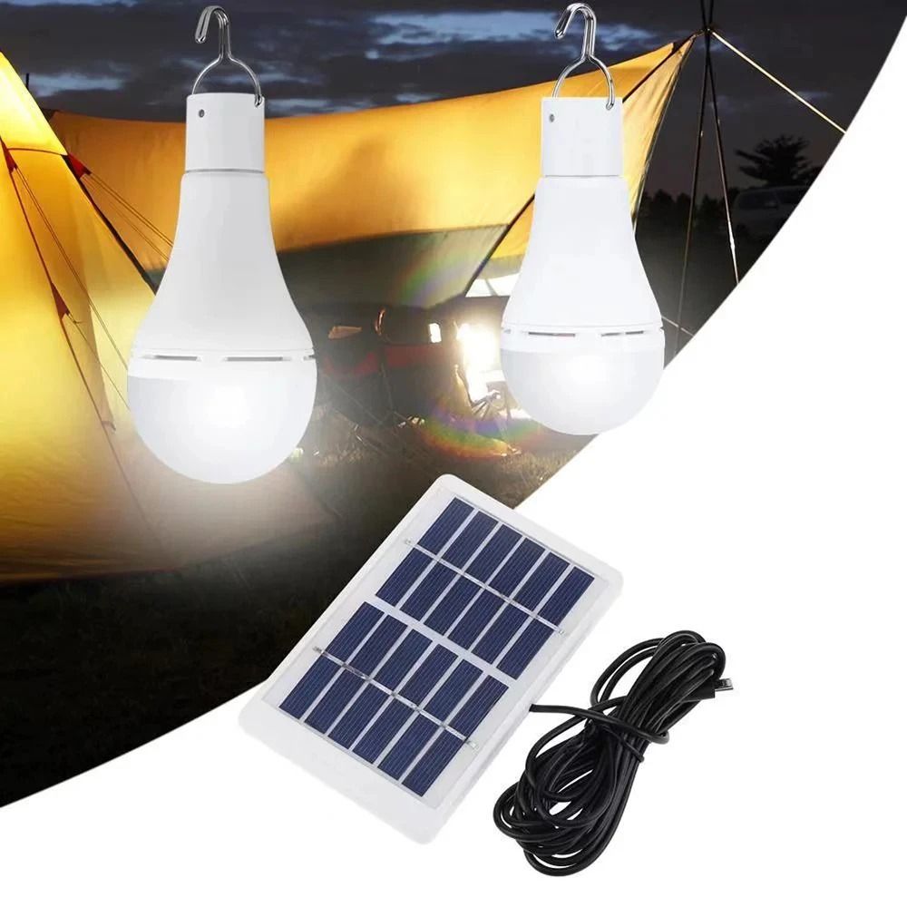 Professional High Output Solar Powered LED Emergency Bulb 1