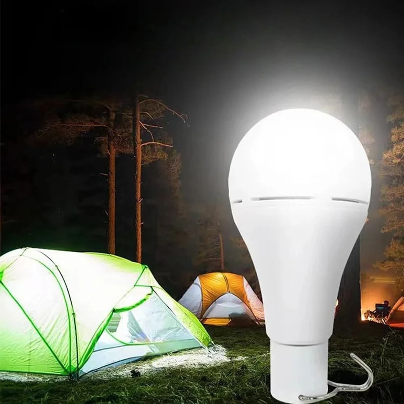 Professional High Output Solar Powered LED Emergency Bulb 5