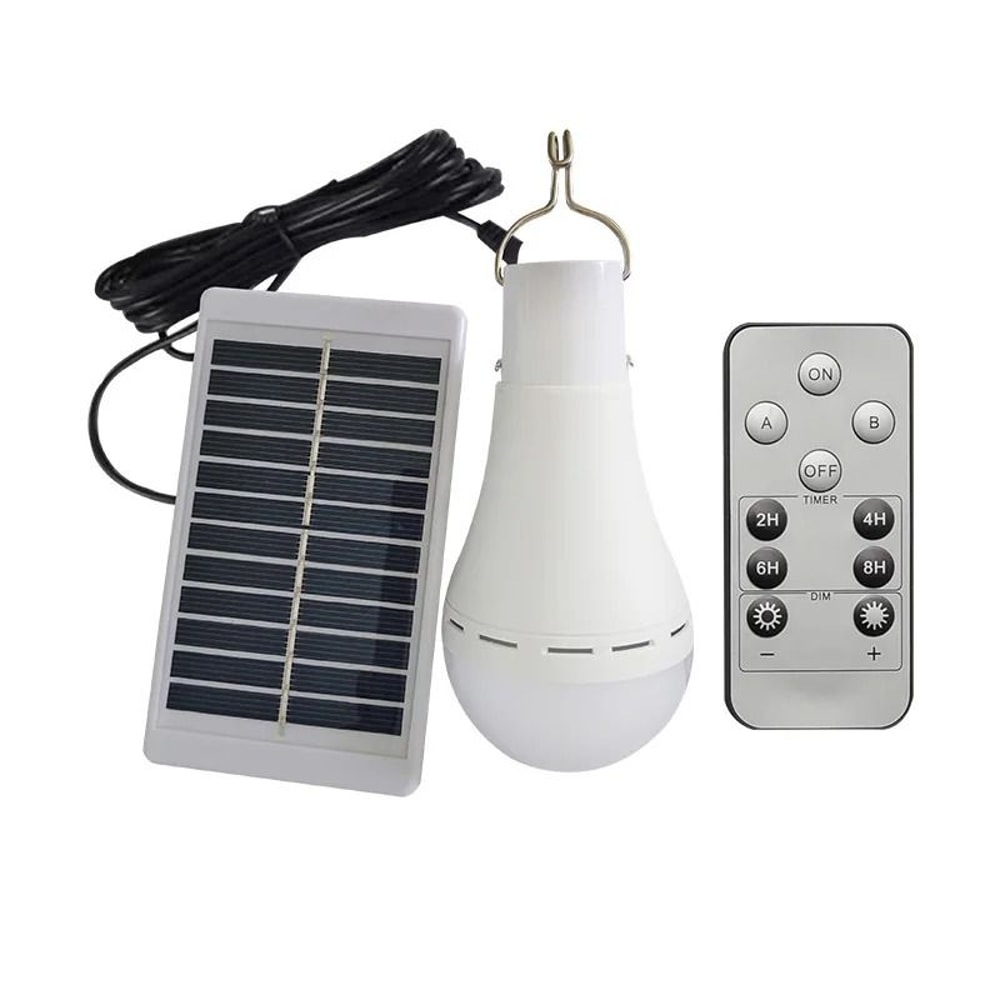 Professional High Output Solar Powered LED Emergency Bulb 7