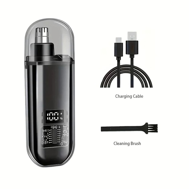 Professional 2 In 1 Rechargeable Nose And Facial Grooming System 6