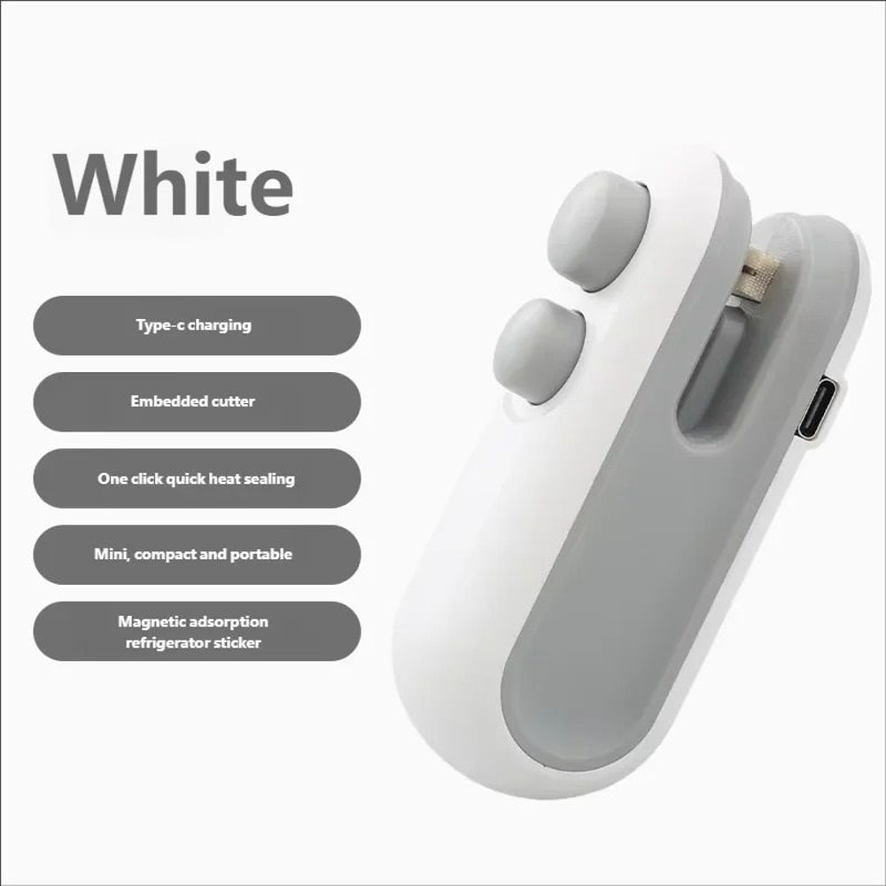 Professional Compact USB Rechargeable Handheld Heat Sealer 0