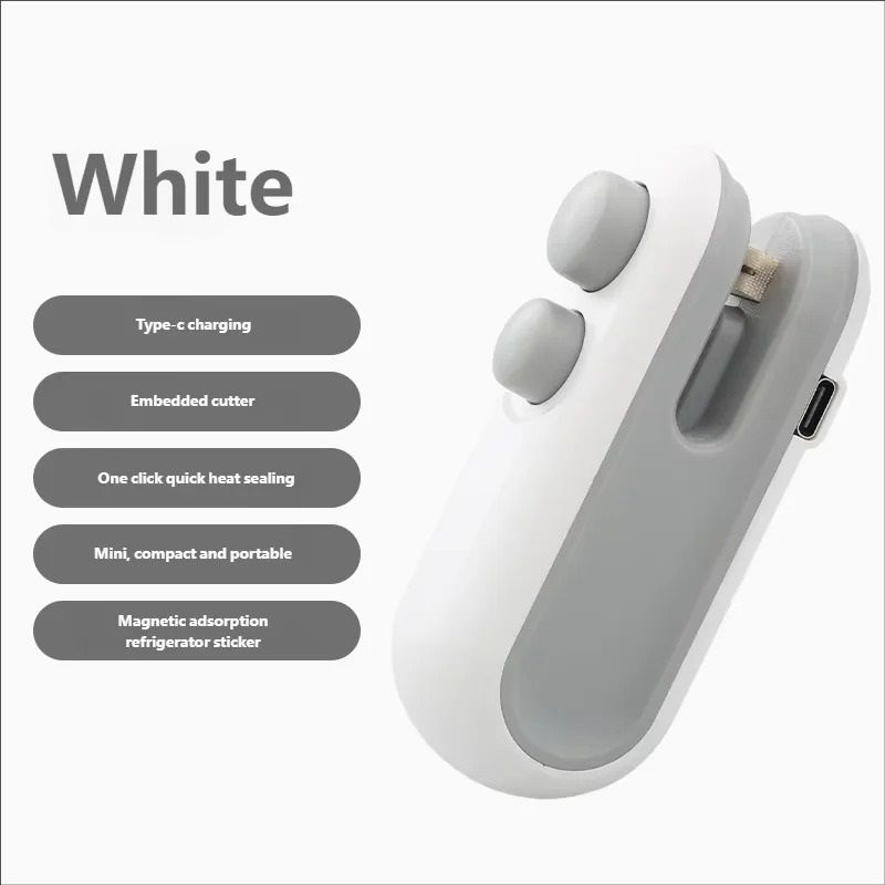Professional Compact USB Rechargeable Handheld Heat Sealer 0