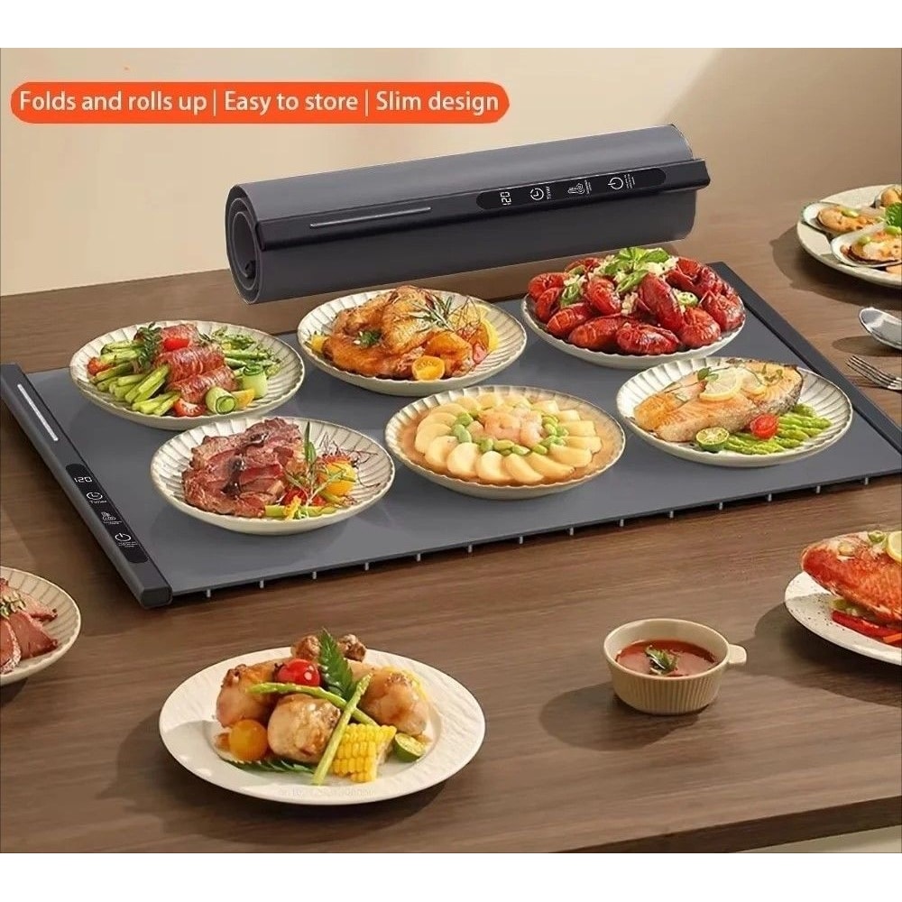 Professional Portable Electric Food Warming Tray And Foldable Mat 0