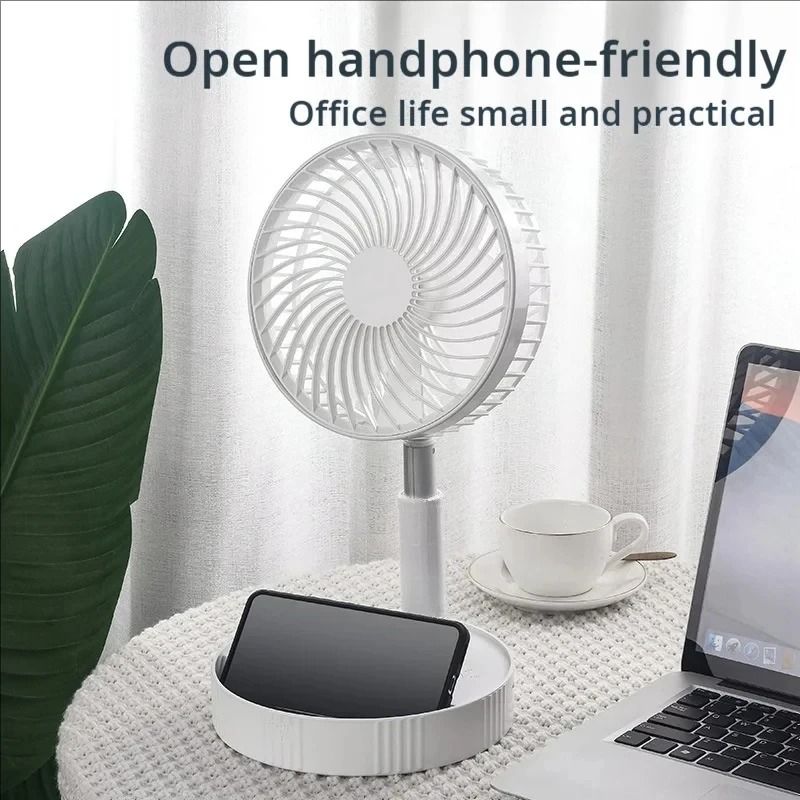 Professional High Capacity Retractable And Folding Portable Fan 0