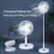 Professional High Capacity Retractable And Folding Portable Fan 1