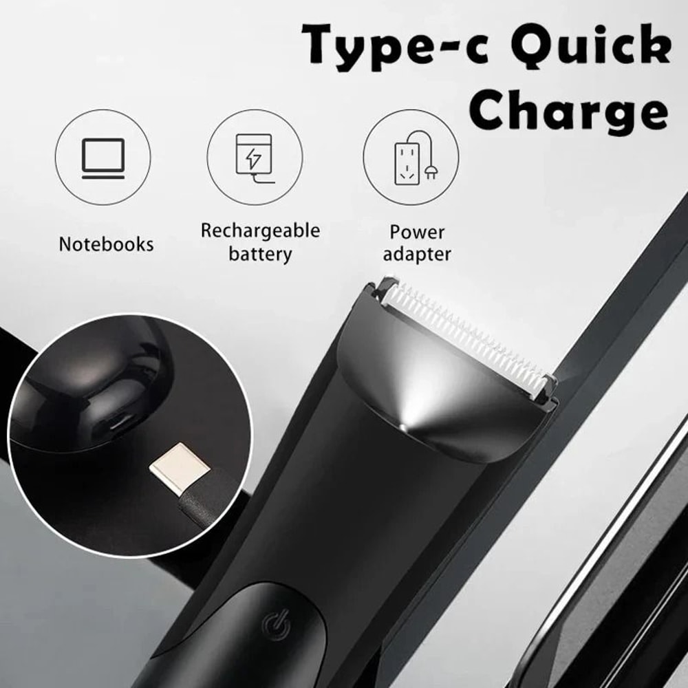 Professional Ceramic Blade Intimate And Body Grooming System 4