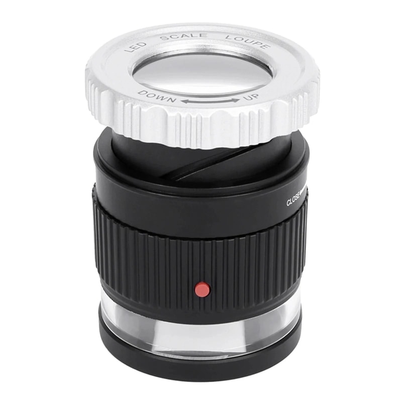 Professional 300X Precision LED Scale Loupe 6
