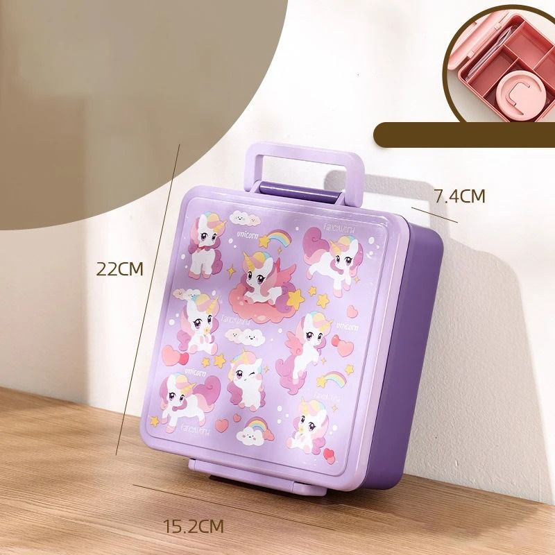 Professional 338 Oz Cartoon Bento Lunch Box 5