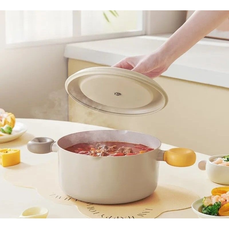 Professional 128 Oz Nordic Aluminum Alloy Precision Stew Pot 0