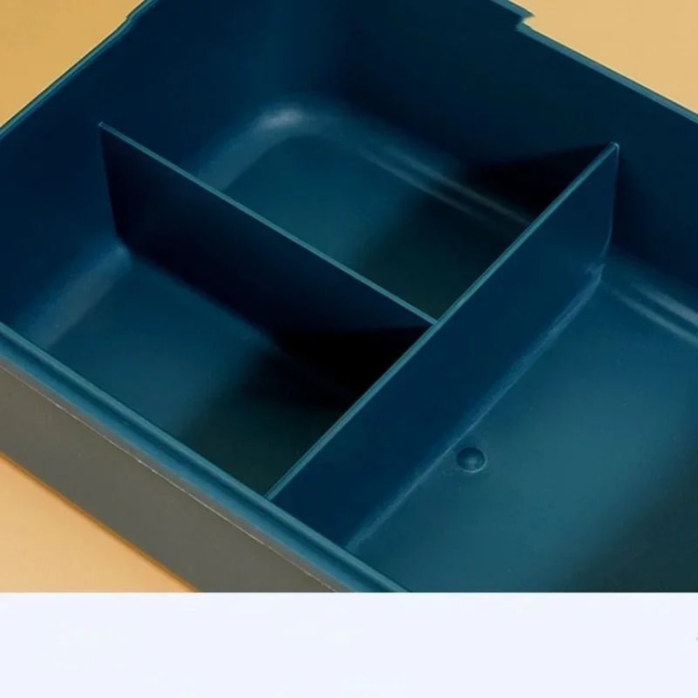 Professional 37 Oz Microwavable Bento Lunch Box With Utensils 4