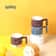 Celestial Snorlax Stackable Ceramic Breakfast Mug 3
