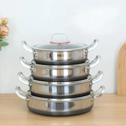 multi tasking stainless steel searing and simmering system