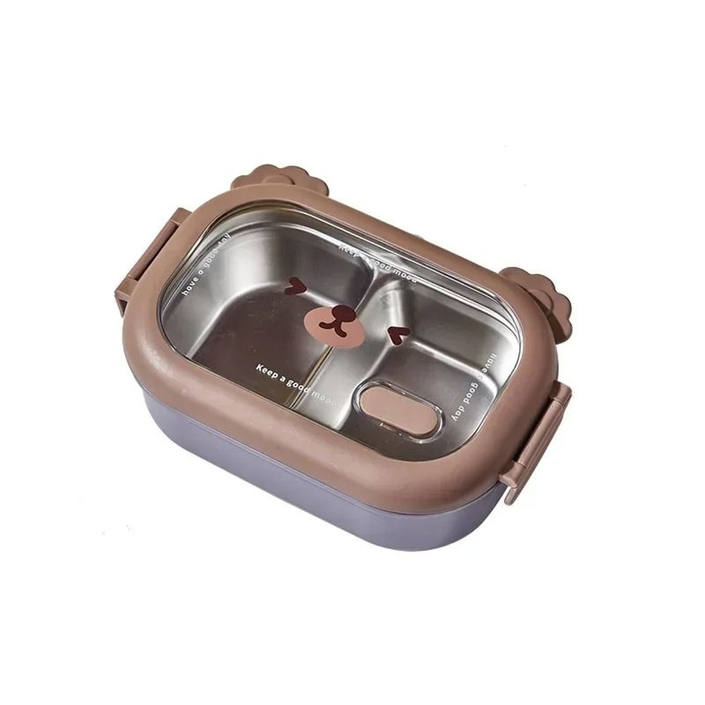 Whimsical BearShaped Stainless Steel Bento System 6