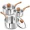 Culinary Grade Stainless Steel Saucepan System 9