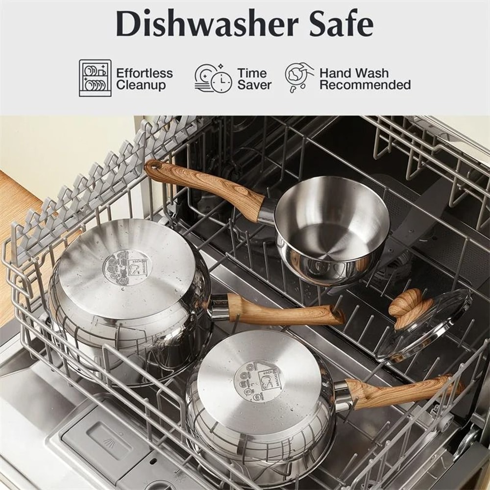 Culinary Grade Stainless Steel Saucepan System 4