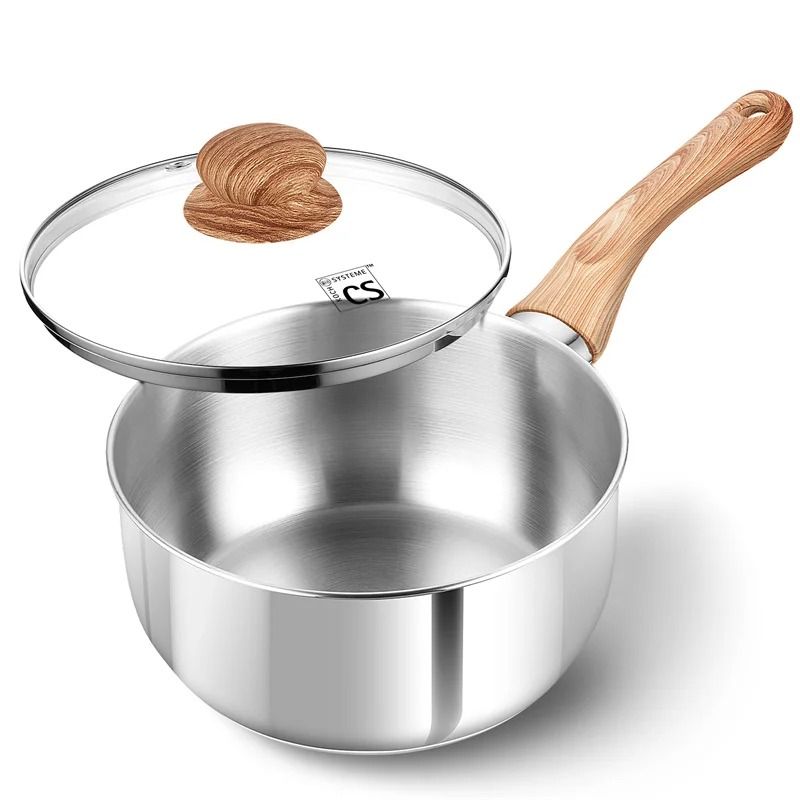 Culinary Grade Stainless Steel Saucepan System 6