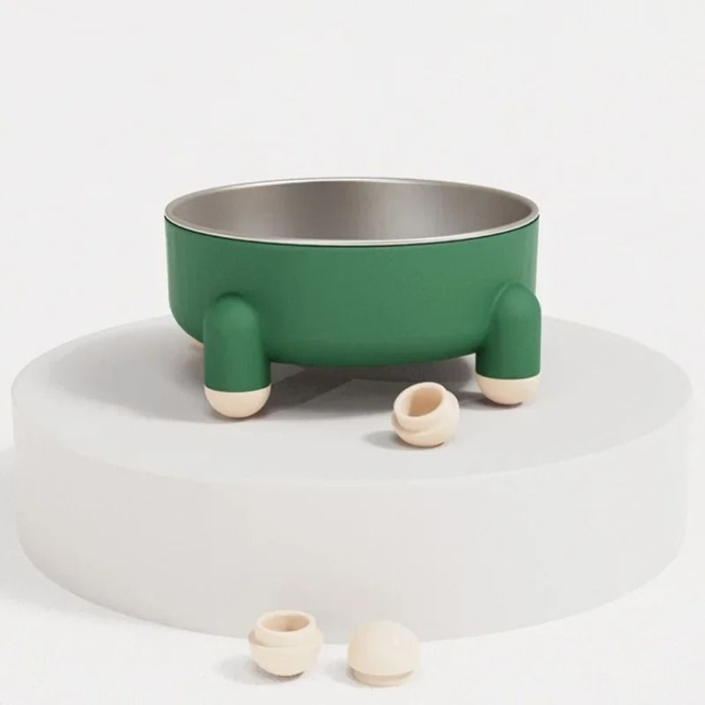 Ergonomic Elevated Stainless Steel Pet Feeder 2