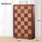 Artisan Chessboard Patterned Solid Wood Culinary Board 4