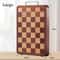 Artisan Chessboard Patterned Solid Wood Culinary Board 7