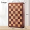 Artisan Chessboard Patterned Solid Wood Culinary Board 7