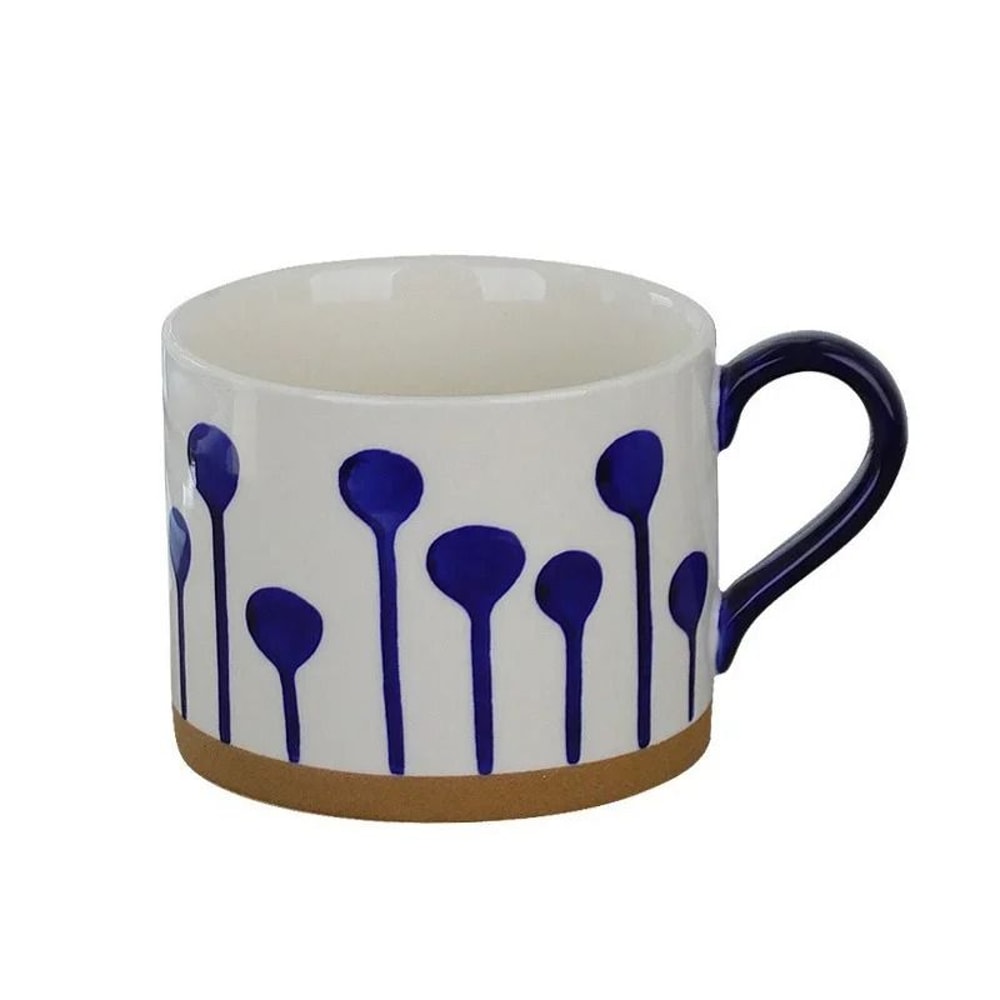 Artisan Stoneware Vertical Stripe Infusion Mug 9