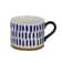 Artisan Stoneware Vertical Stripe Infusion Mug 10