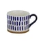 Artisan Stoneware Vertical Stripe Infusion Mug 10