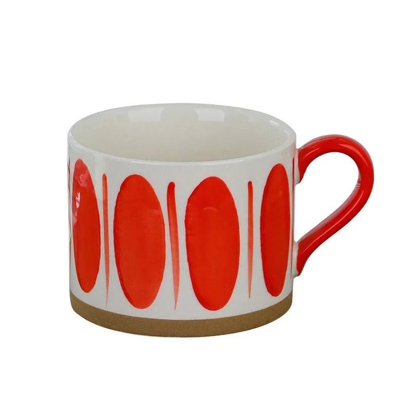 Artisan Stoneware Vertical Stripe Infusion Mug 7