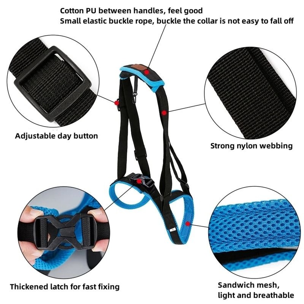 Adjustable Assist Dog Lift Harness 3