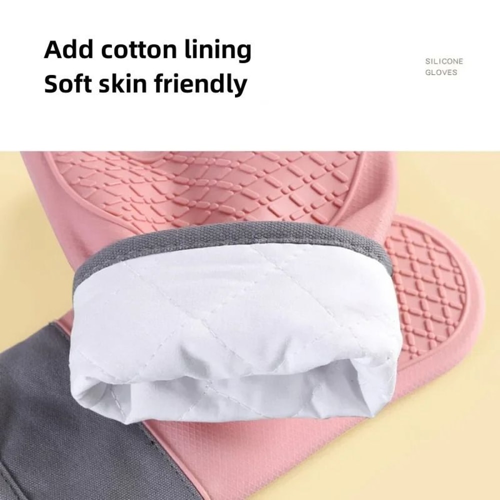 Cotton Twill Silicone Baking Glove 4