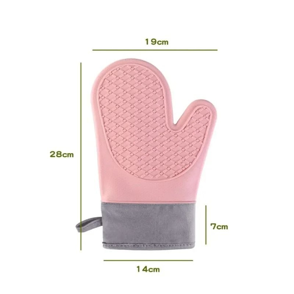 Cotton Twill Silicone Baking Glove 5