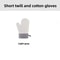 Cotton Twill Silicone Baking Glove 6