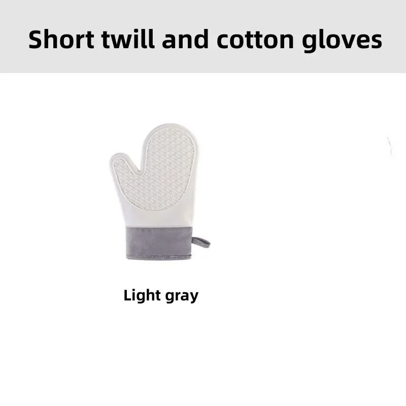 Cotton Twill Silicone Baking Glove 6