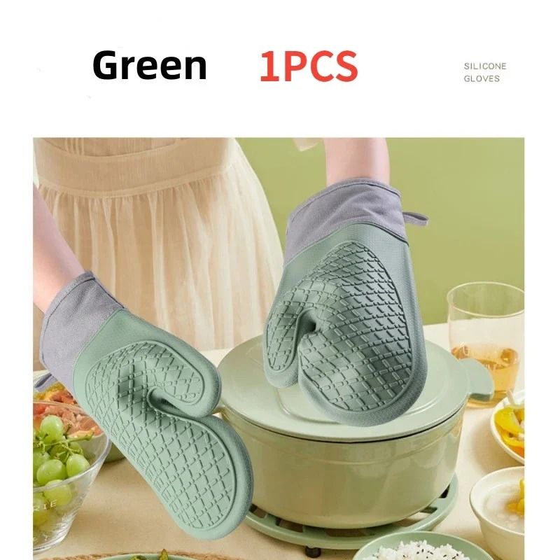 Cotton Twill Silicone Baking Glove 8